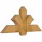 Ekena Millwork Redmond Rough Sawn Timber Gable Bracket, Western Red Cedar, 48"W x 22"H x 4"D x 6"F, 11/12 Pitch GBW048X22X0406RED00RWR - alternate 5